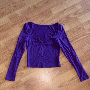 Elegant Purple Women's Top